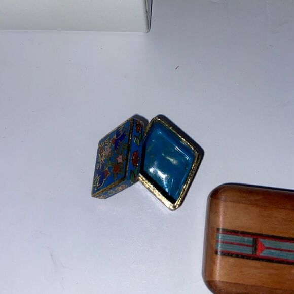 ‎4 Small Random Trinket boxes vintage - Picture 7 of 11